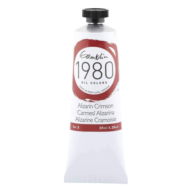 Gamblin 1980 Oil Alizarin Crimson 37 Milliliter - Image 1